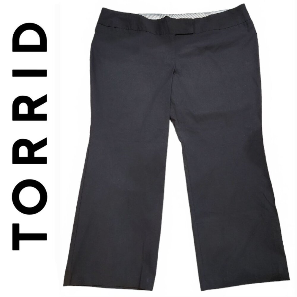 Torrid Black Dress Pants Office Business Casual Size 26S